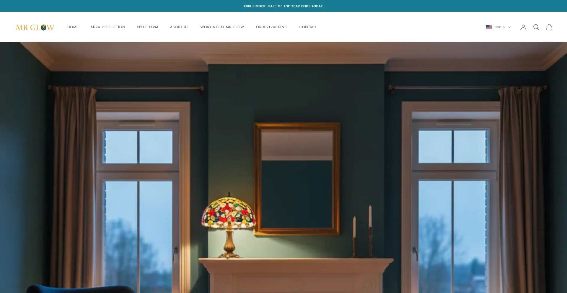 Mrglow-shop.com Screenshot