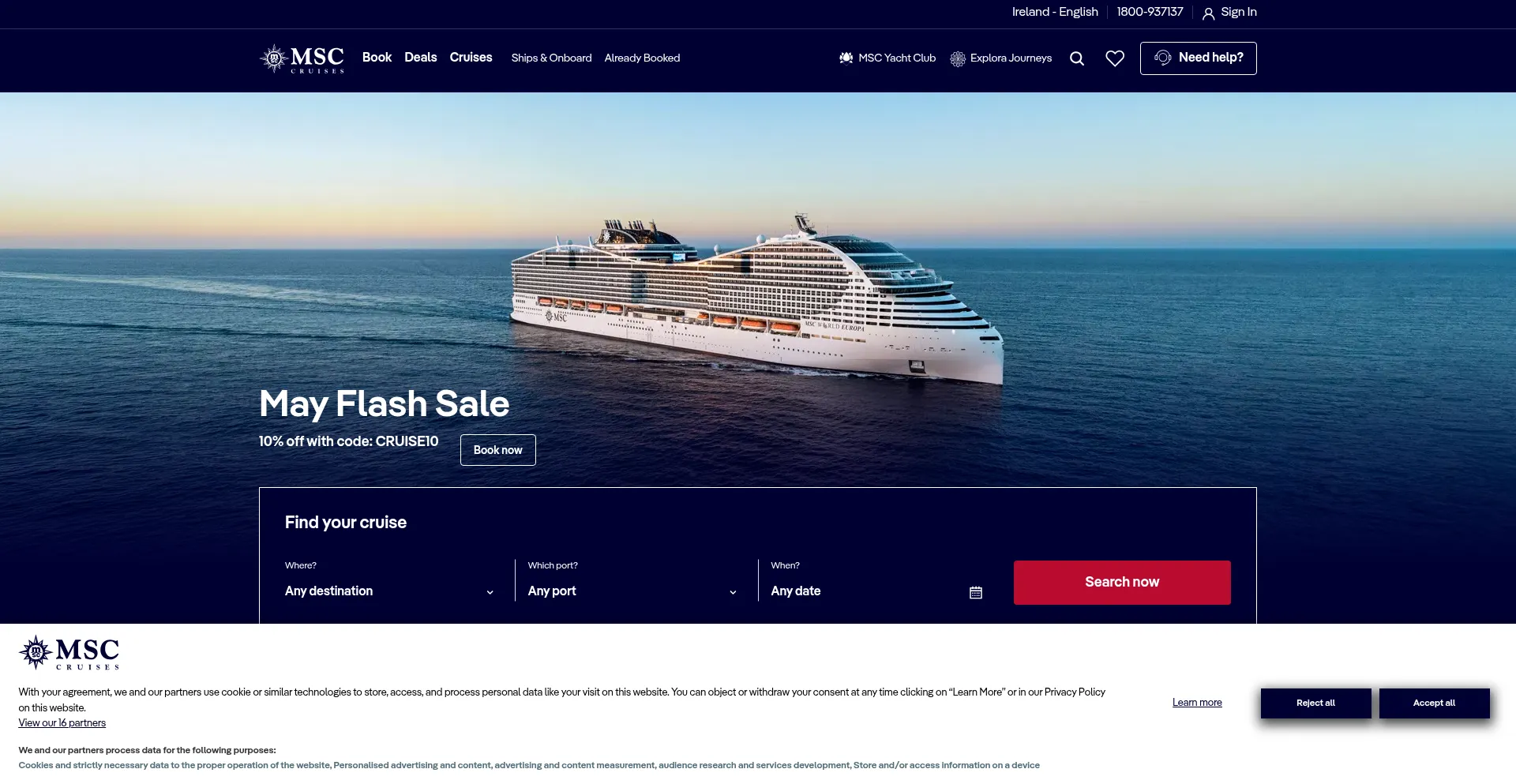 Msccruises.ie