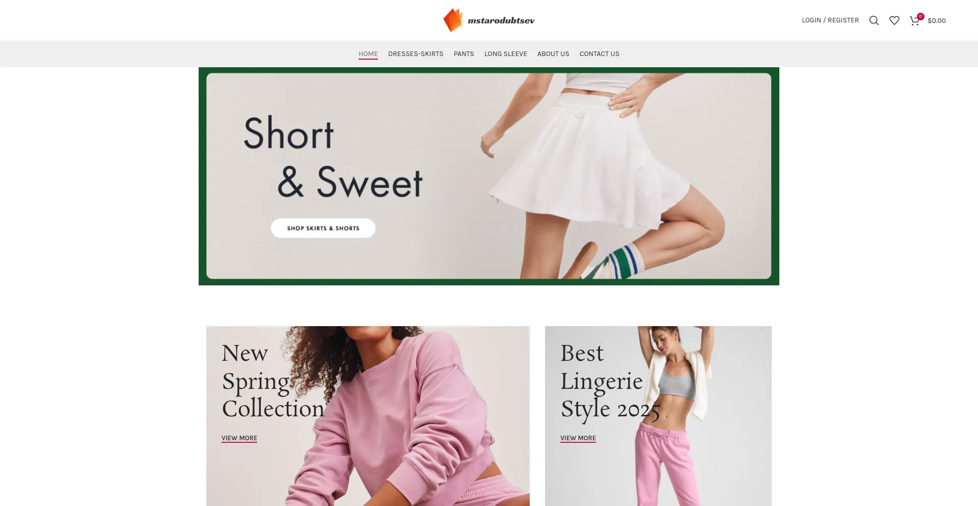 Website screenshot of Mstarodubtsev.com