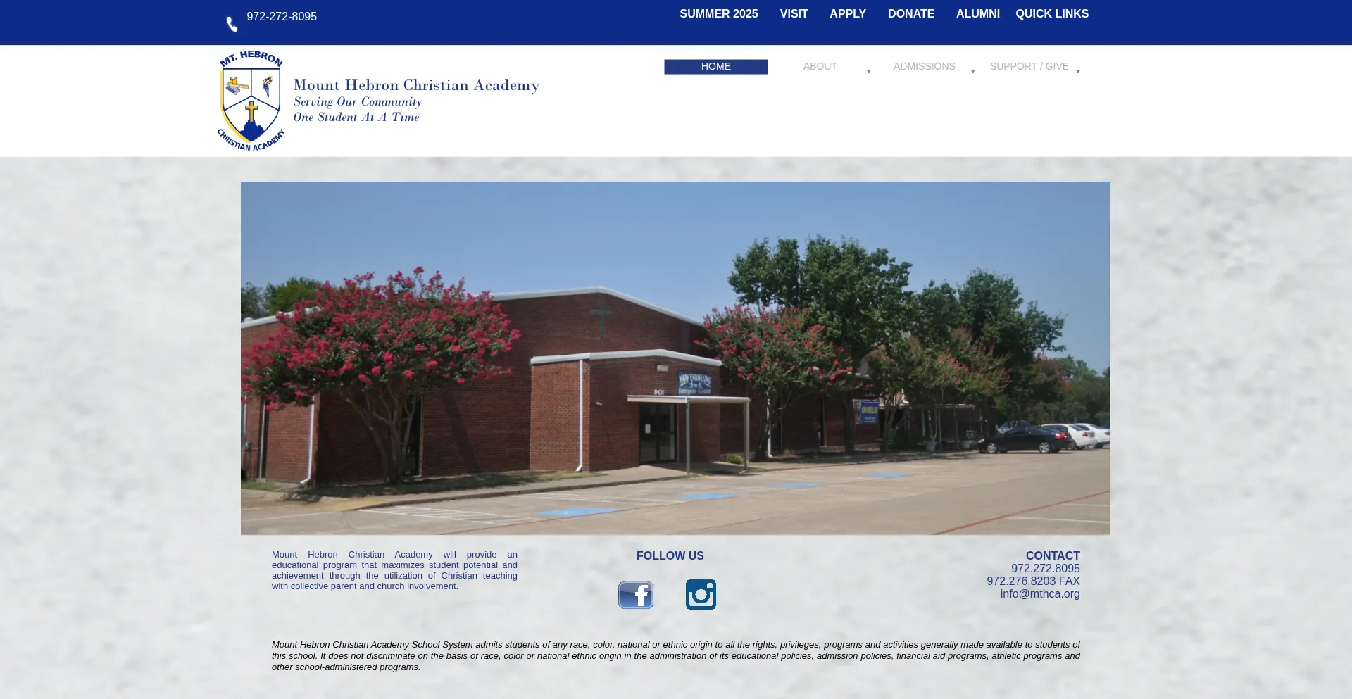 Mthca.org Screenshot