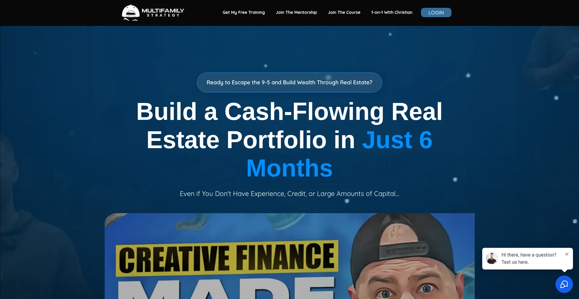 Website screenshot of Multifamilystrategy.com