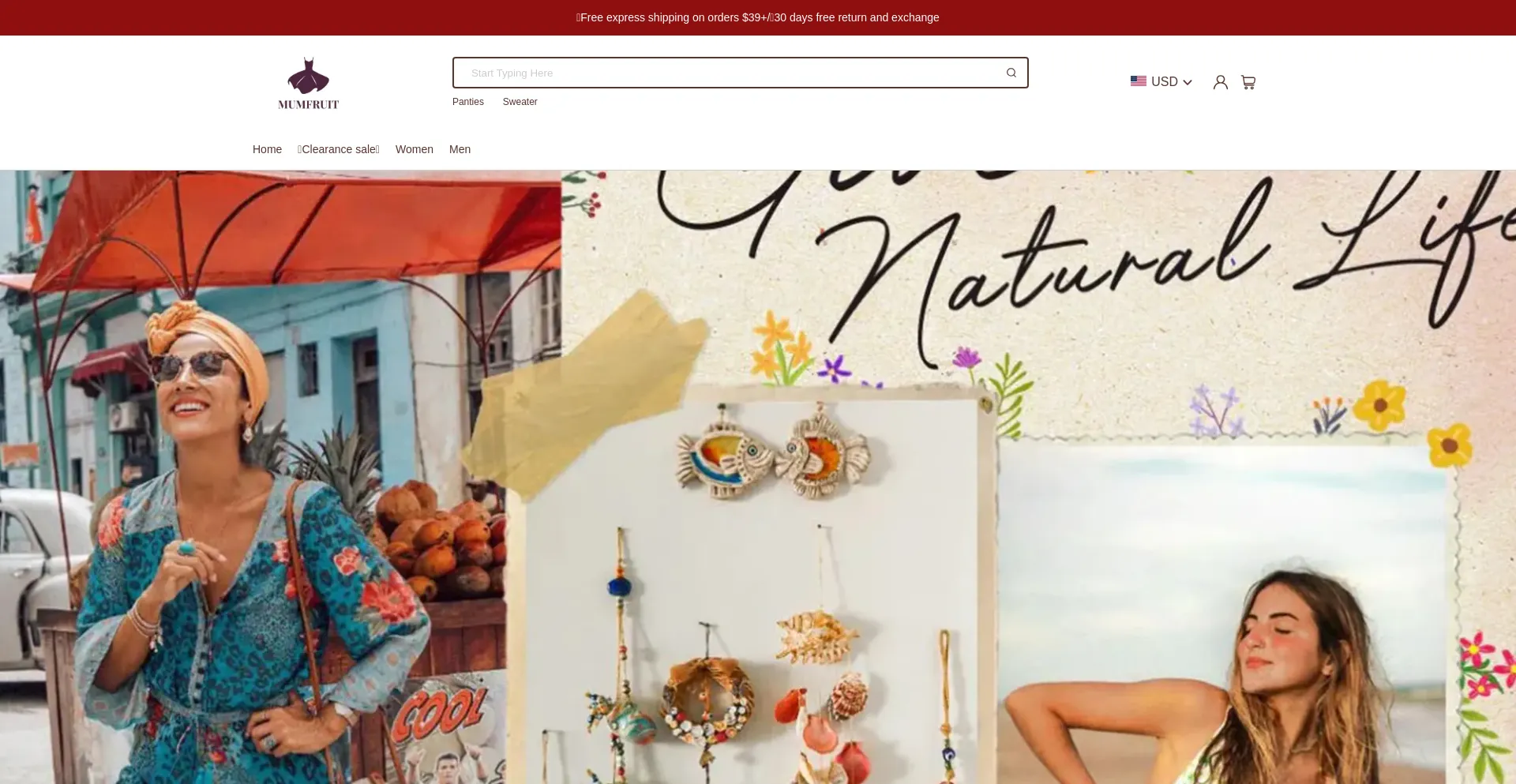 Website screenshot of Mumfruit.com