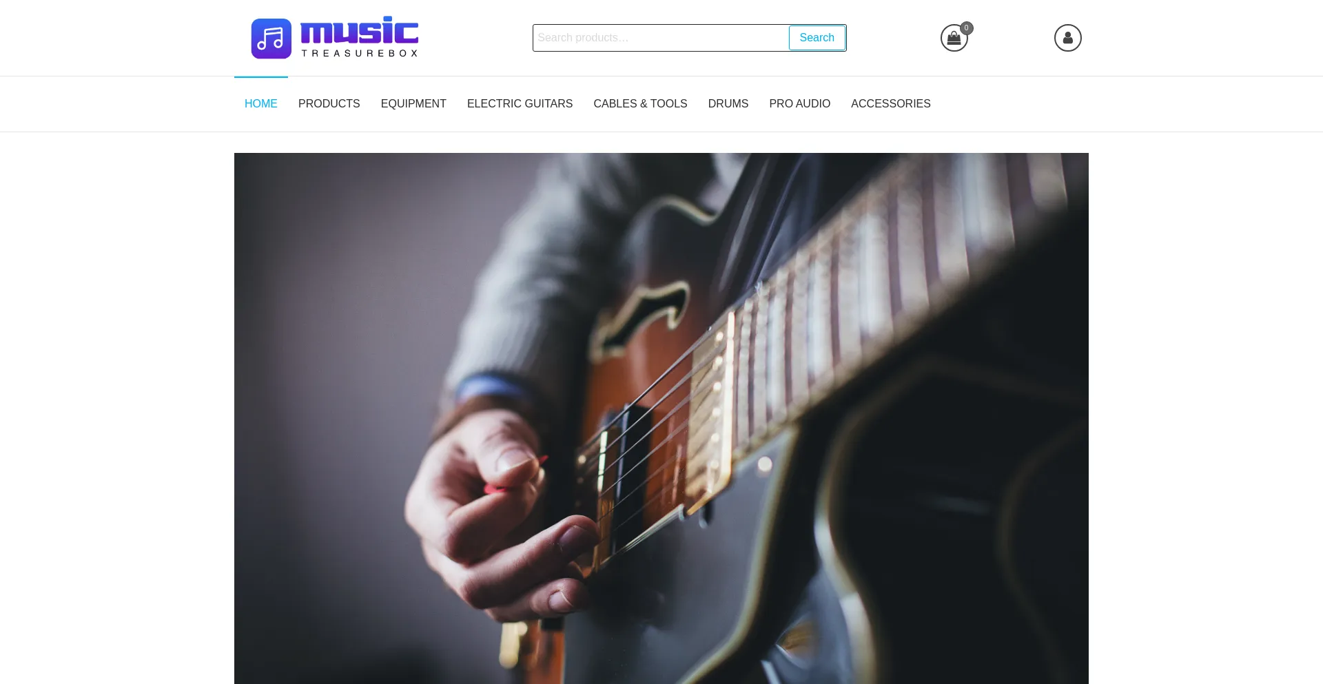Website screenshot of Musictreasurebox.com