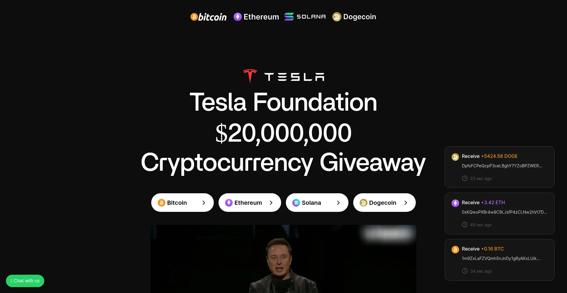Website screenshot of Muskfive.net