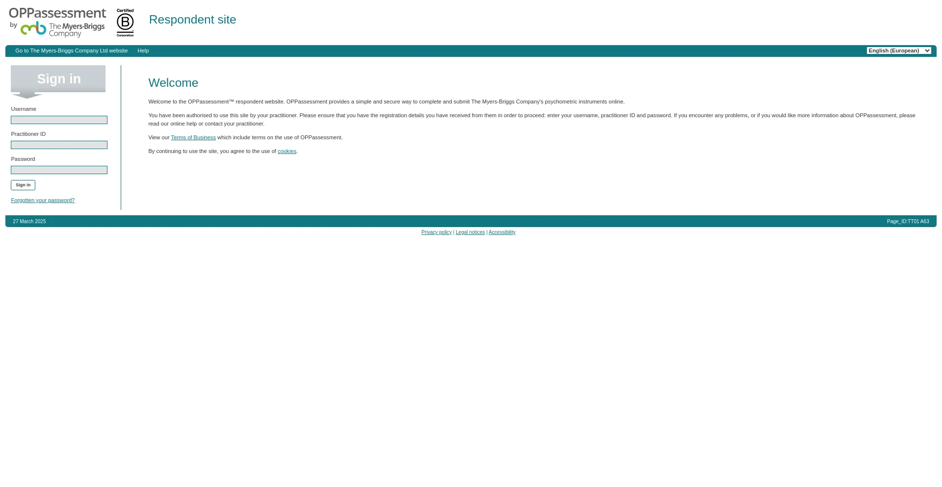 My.oppassessment.eu.com 安全可靠吗？