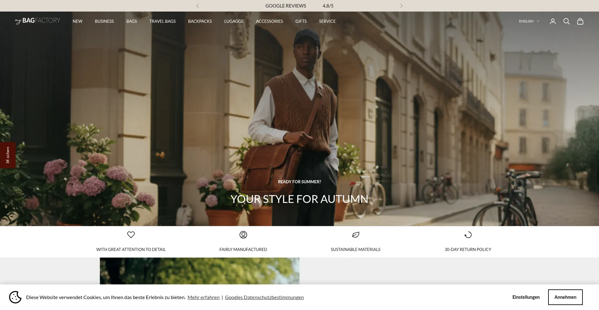 My-bagfactory.com Screenshot
