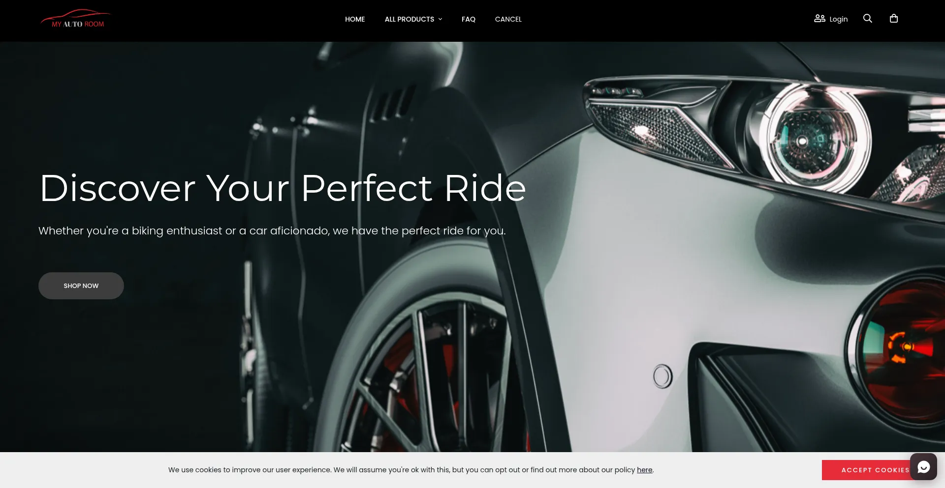 Myautovroom.com Screenshot