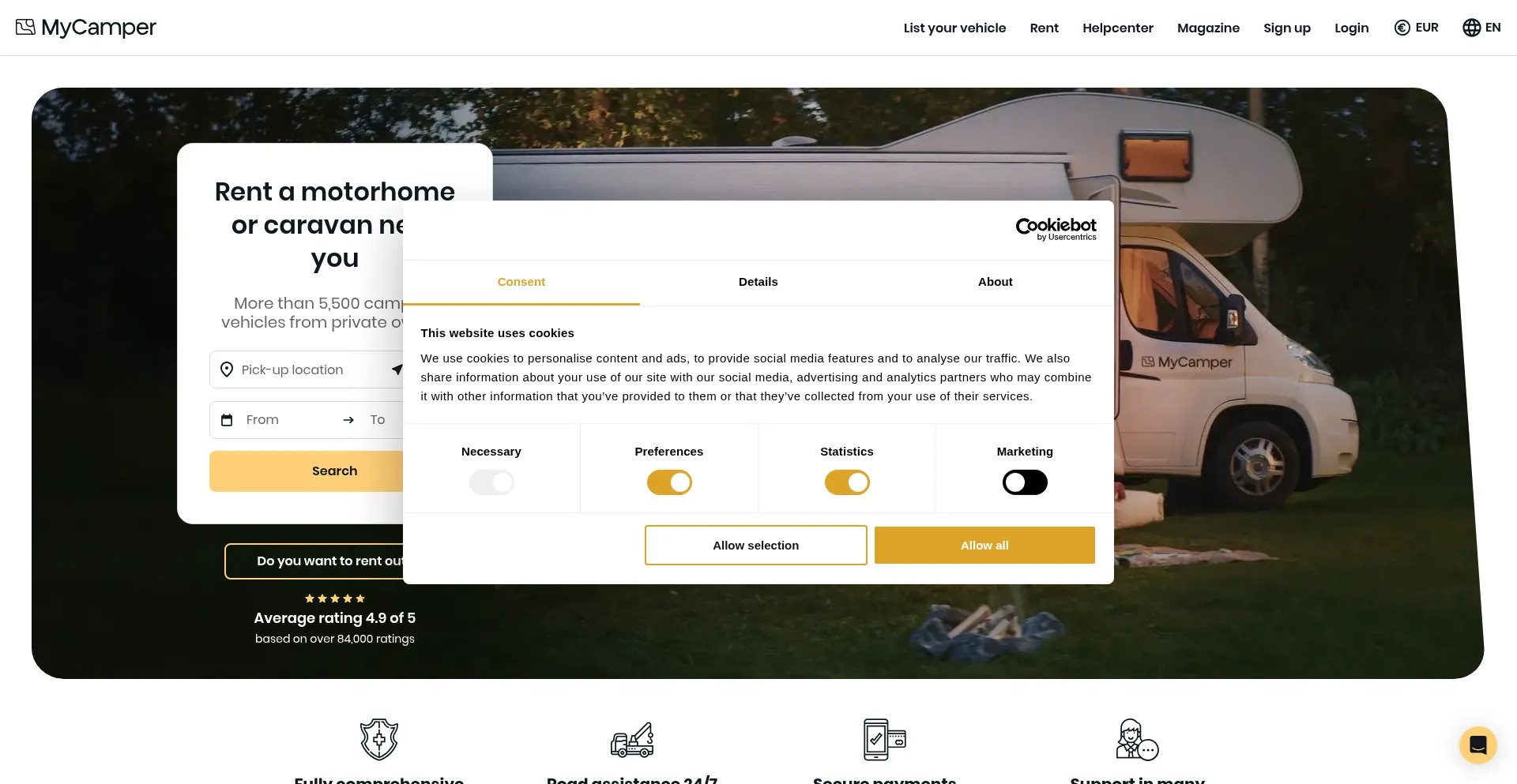 Mycamper.com 安全可靠吗？