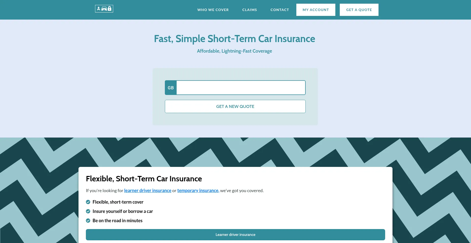 Website screenshot of Mycarsecurity.com