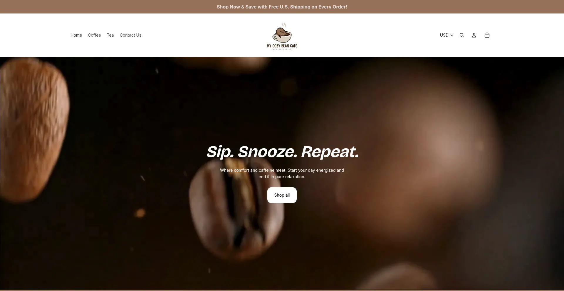 Mycozybeancafe.com
