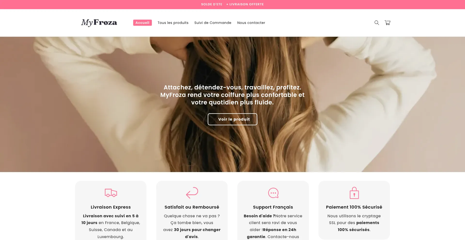 Myfroza.com Screenshot