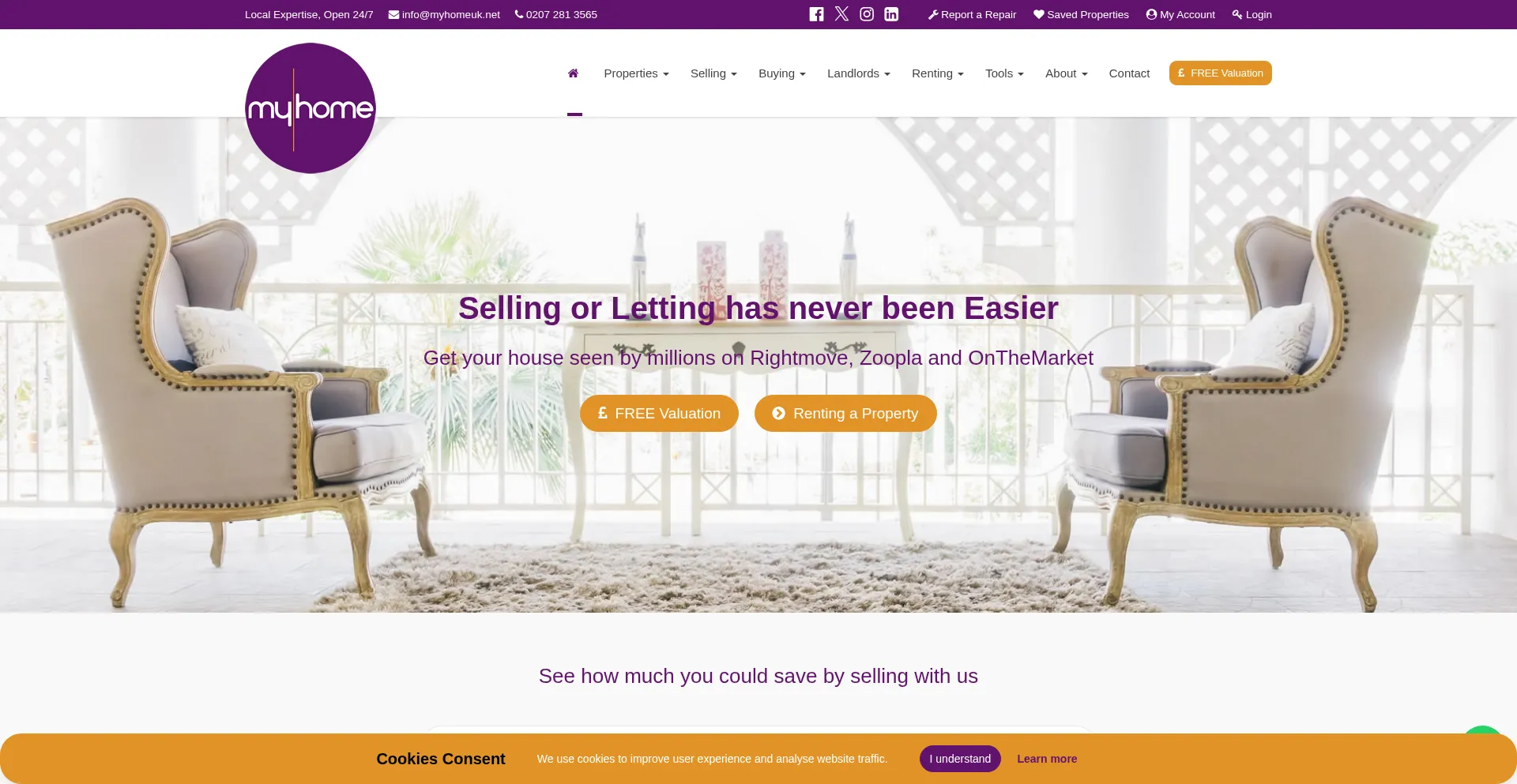 Myhomeuk.net Screenshot