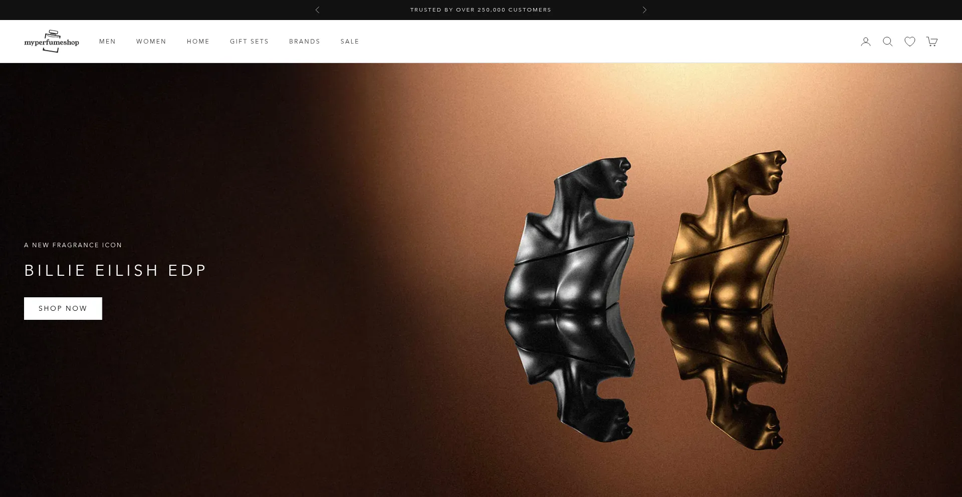 Website screenshot of Myperfumeshop.com