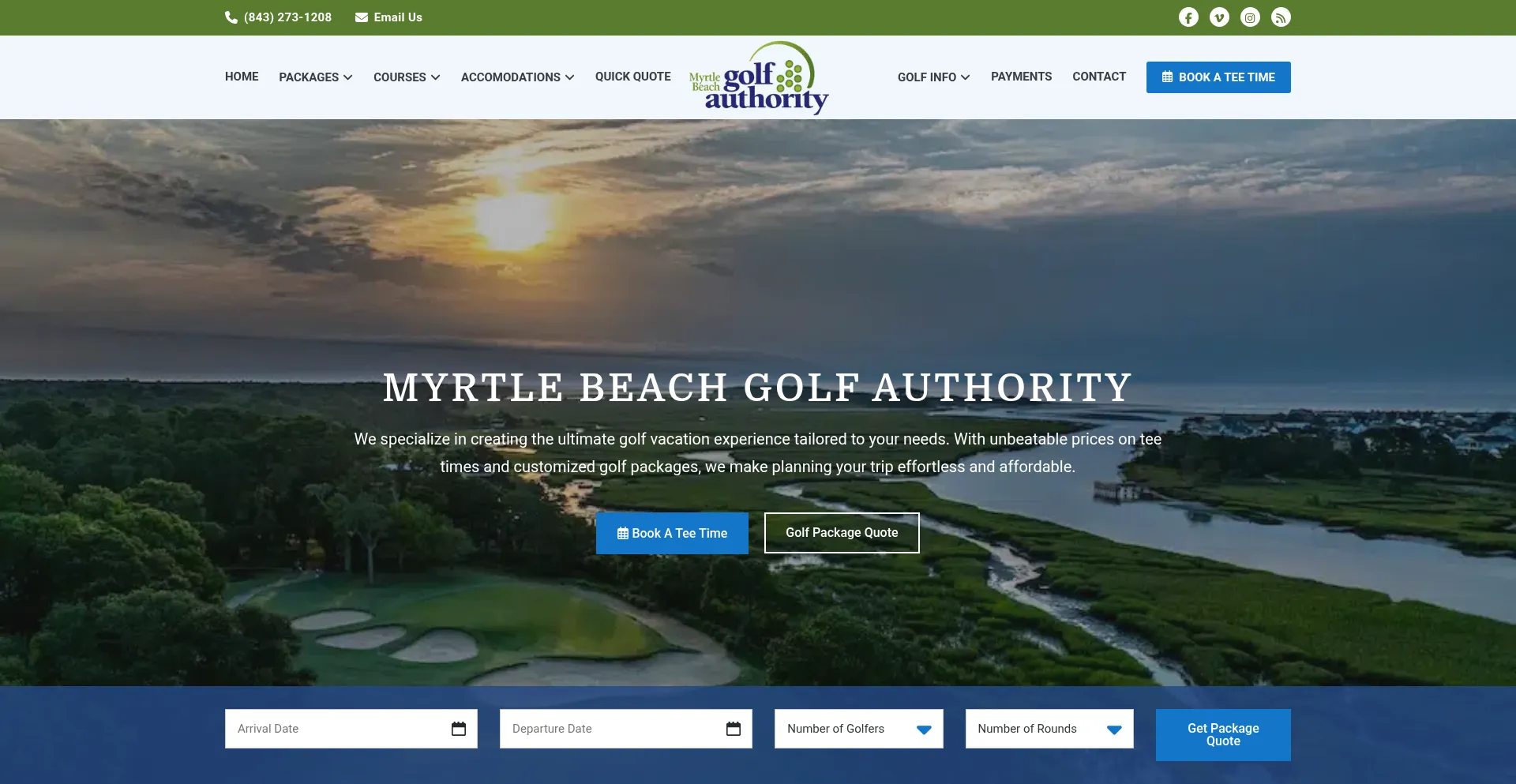 Myrtlebeachgolfauthority.com 安全可靠吗？