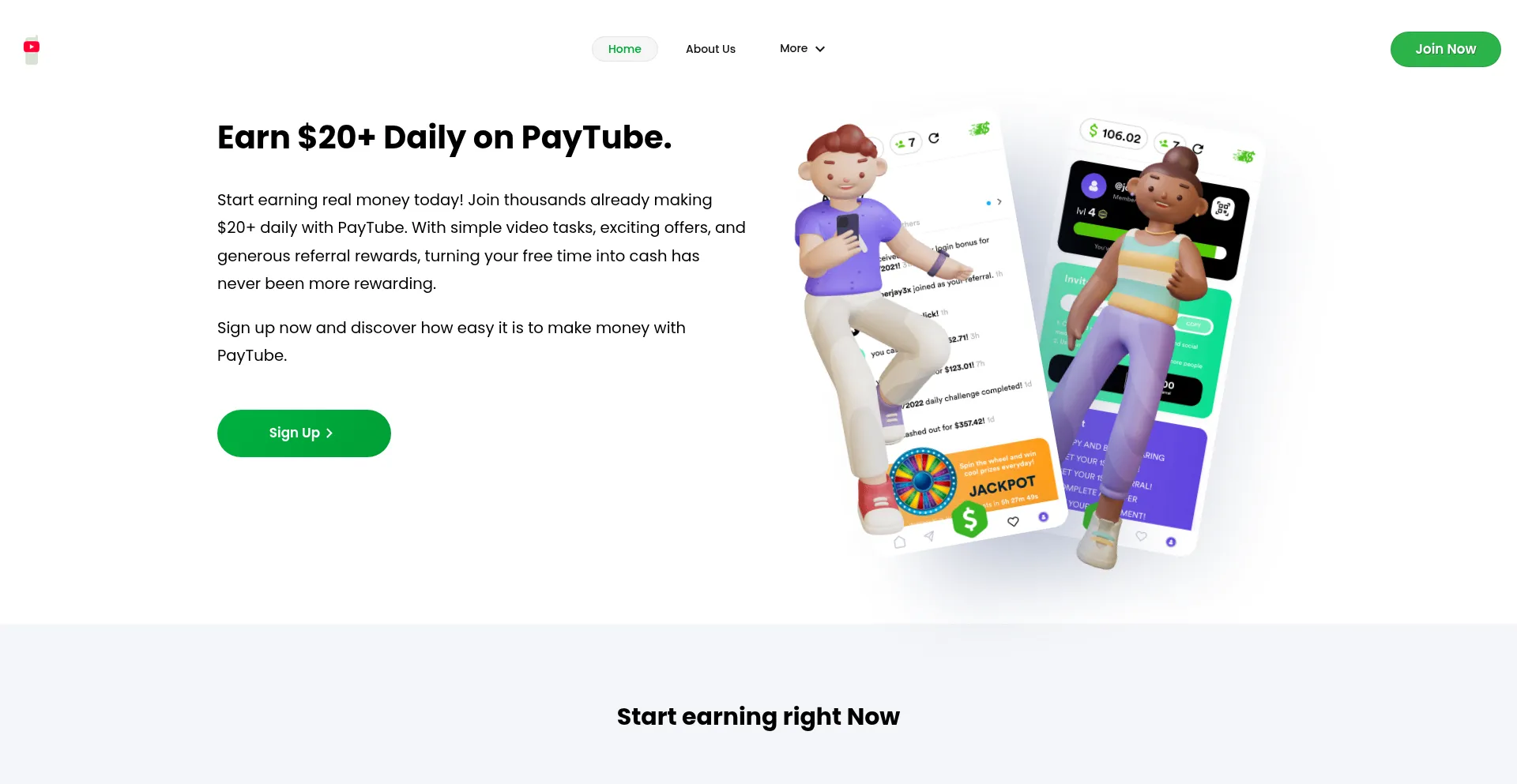 Website screenshot of Nairatube.site