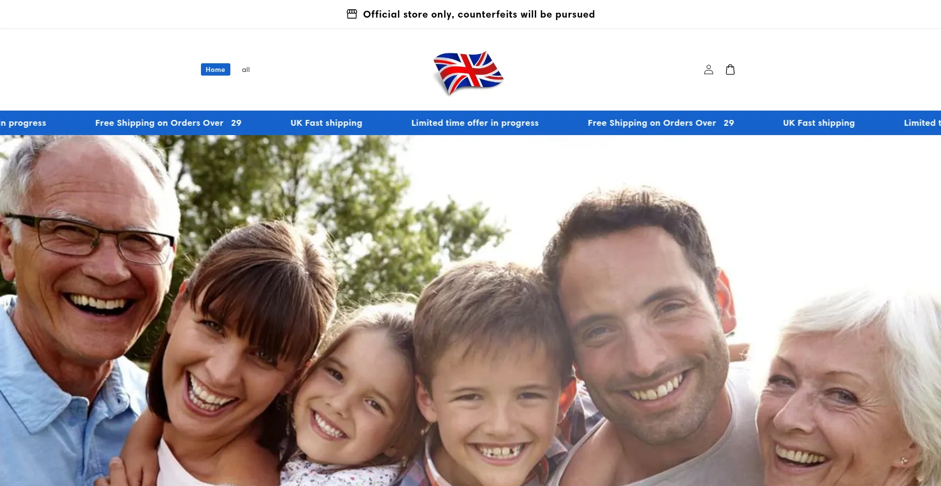 Website screenshot of Nationalhealthservice-uk.com