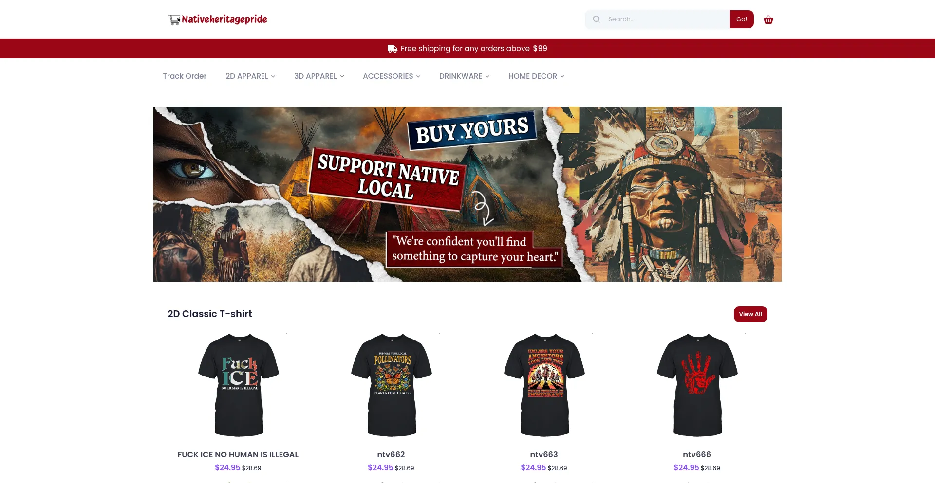 Nativeheritagepride.com Screenshot