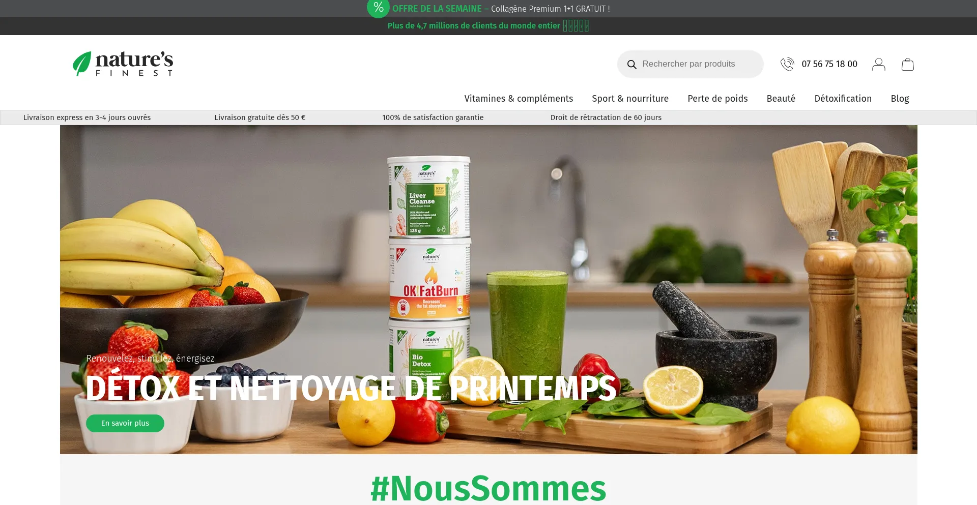 Naturesfinest.fr Screenshot