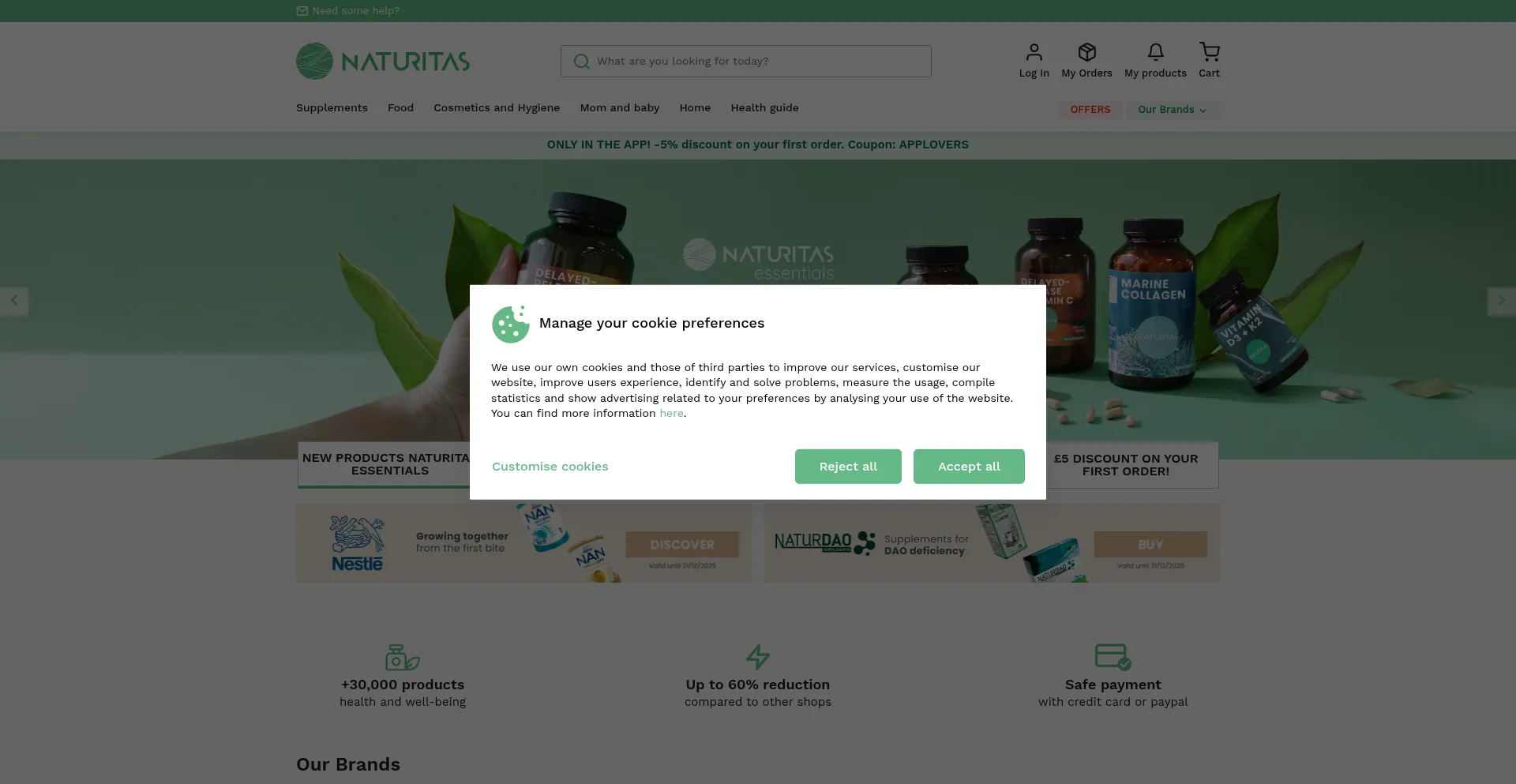 Naturitas.co.uk 安全可靠吗？