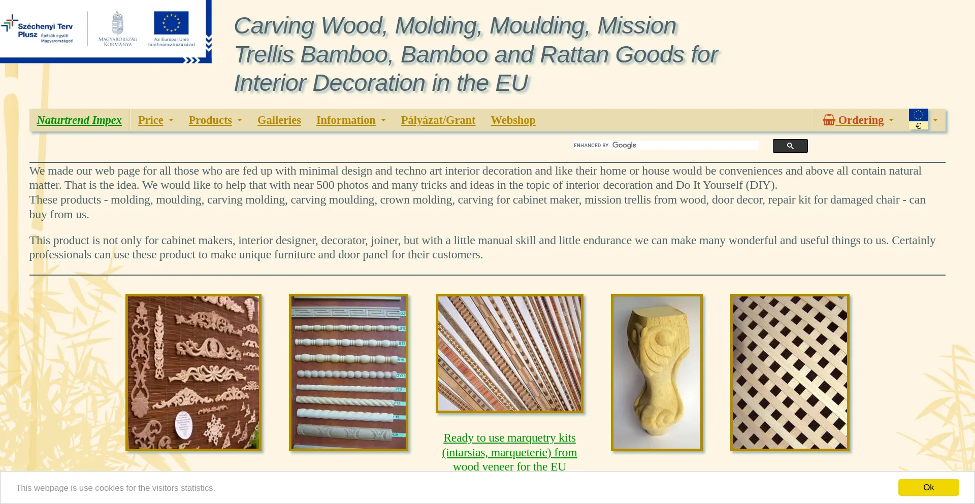 Website screenshot of Naturtrend.com