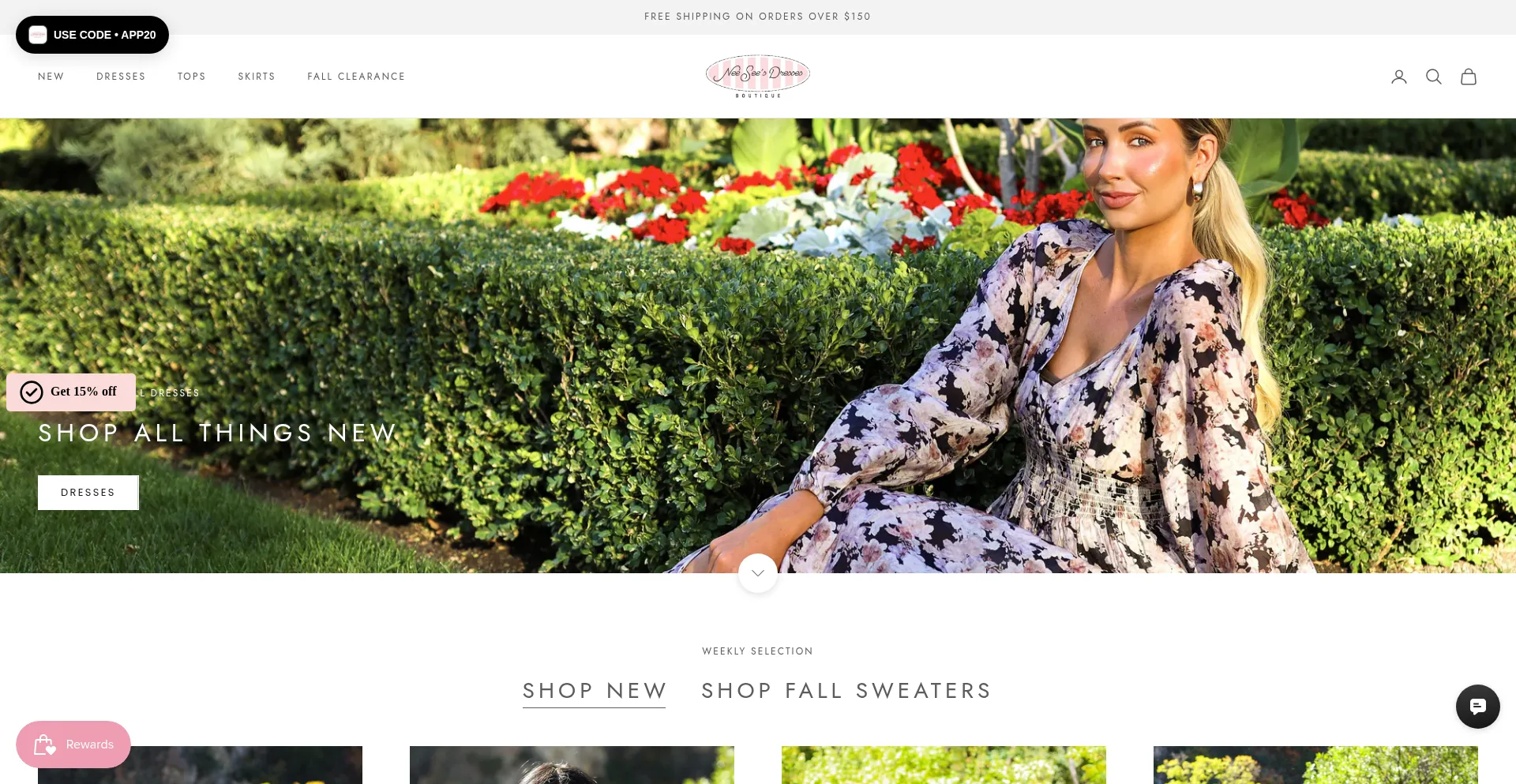 Neeseesdresses.com Screenshot