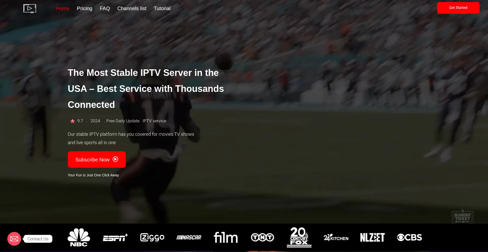 Website screenshot of Neoxiptv.com