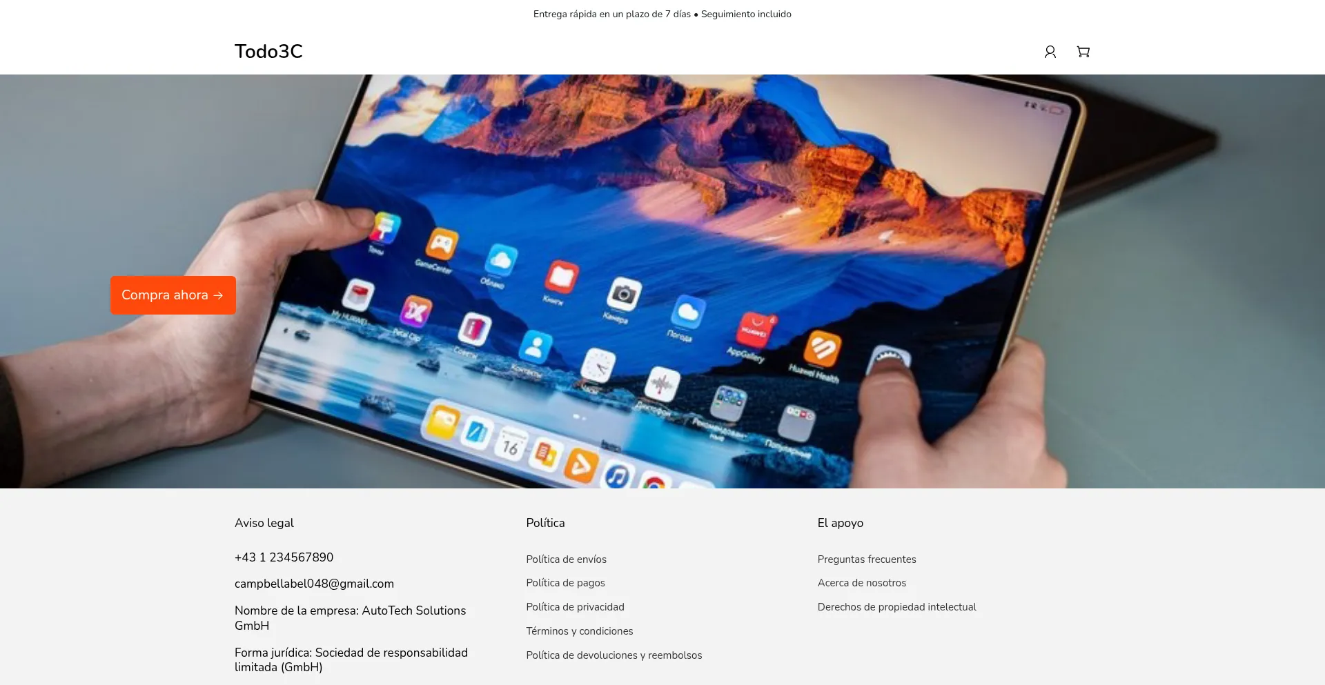 Website screenshot of Nesplay.shop