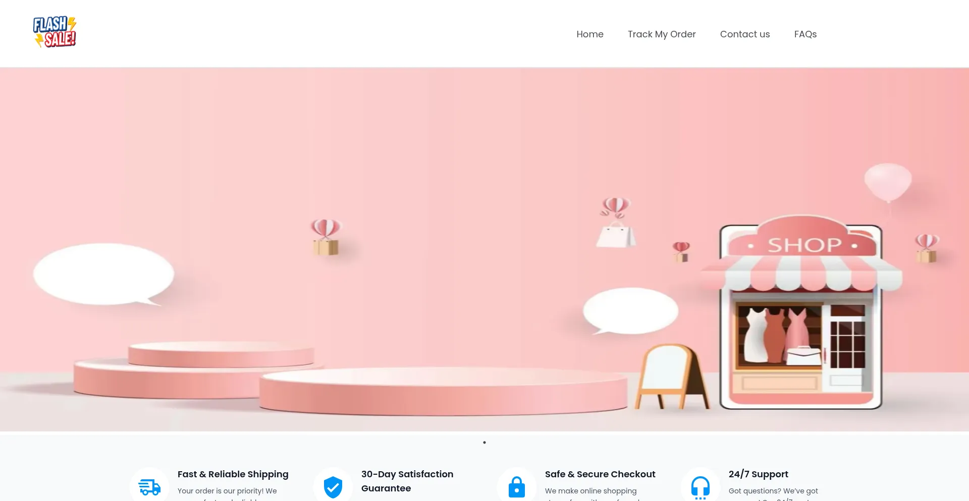 Website screenshot of Nestlyhomeco.com