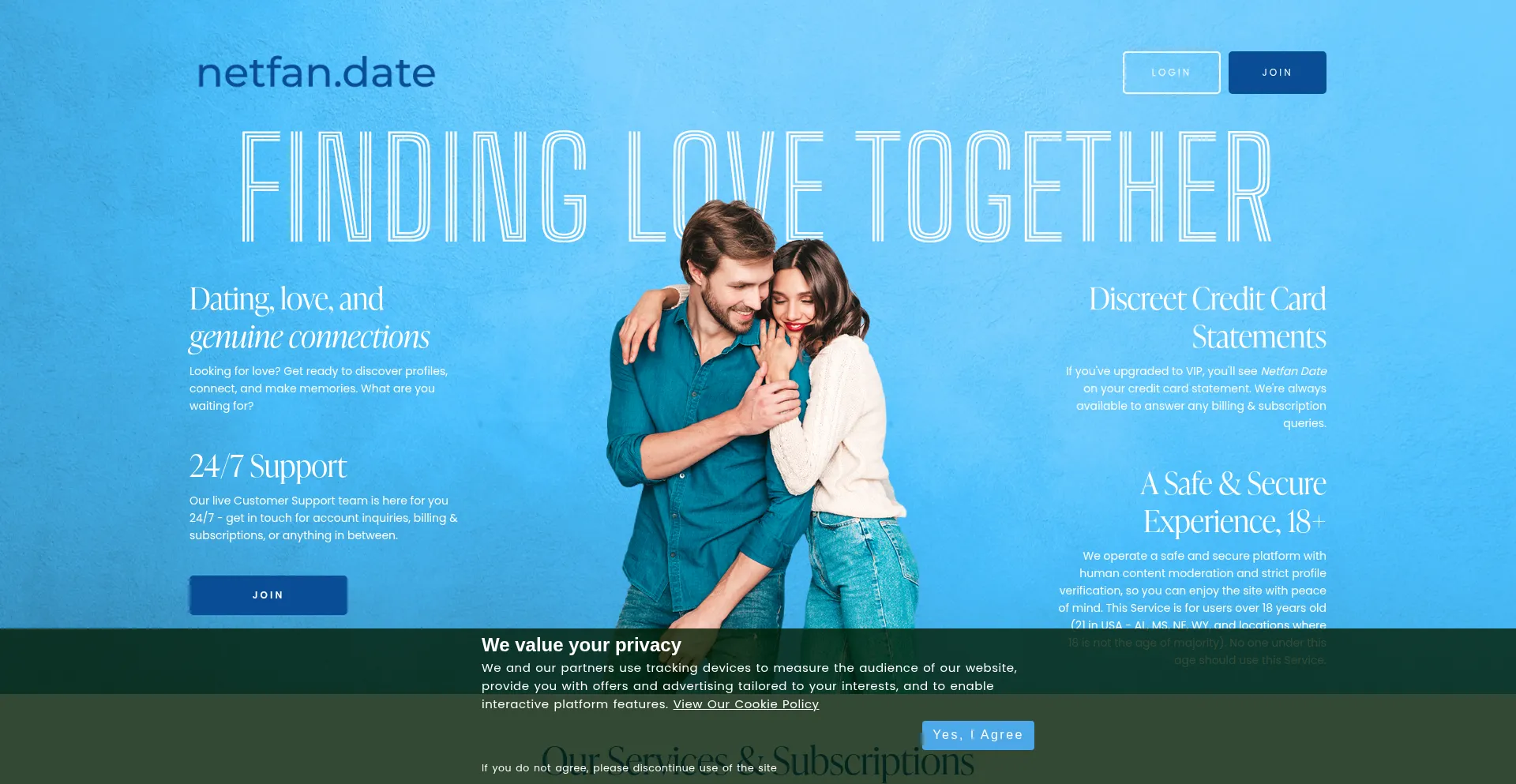 Netfan.date Screenshot