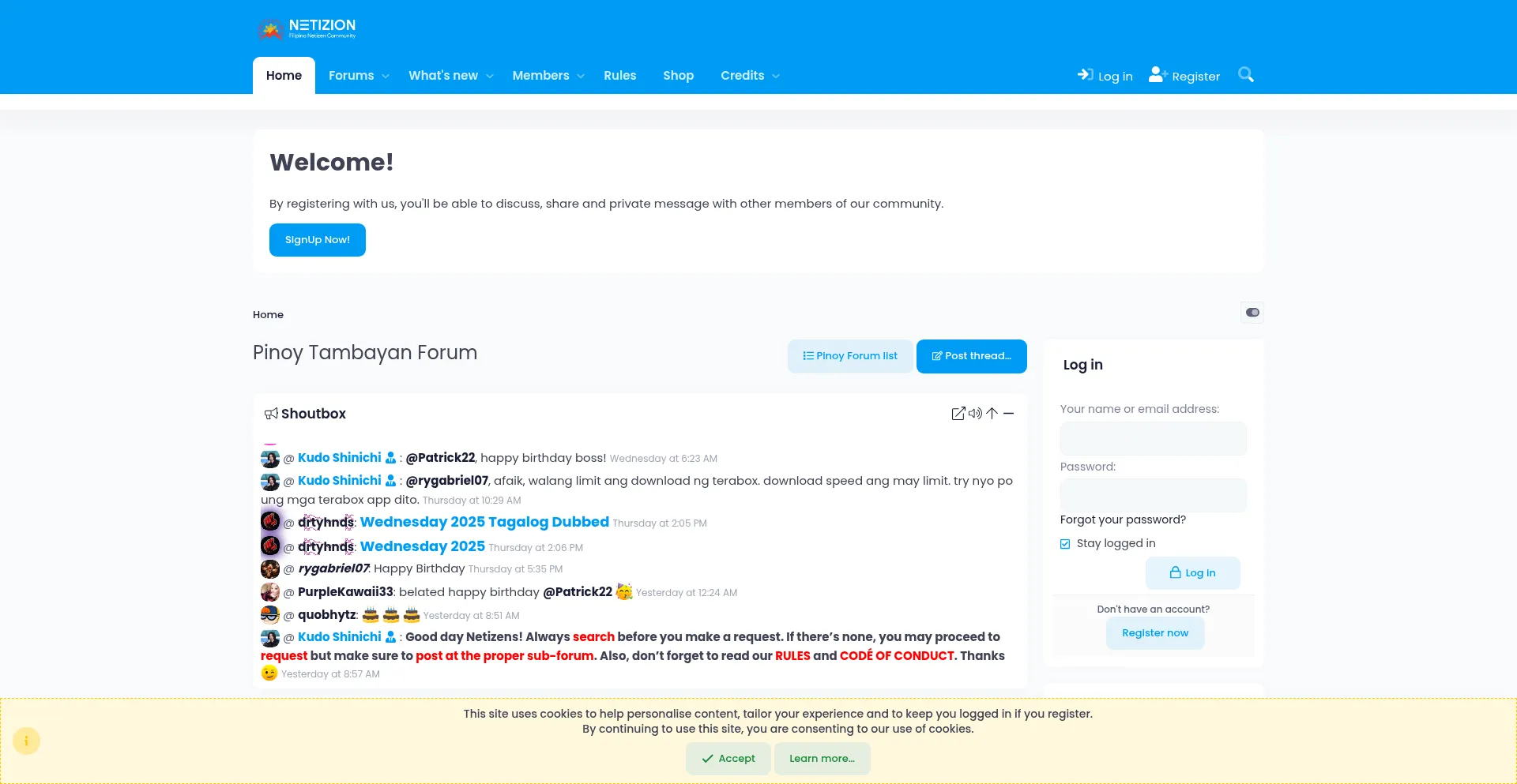 Website screenshot of Netizion.com