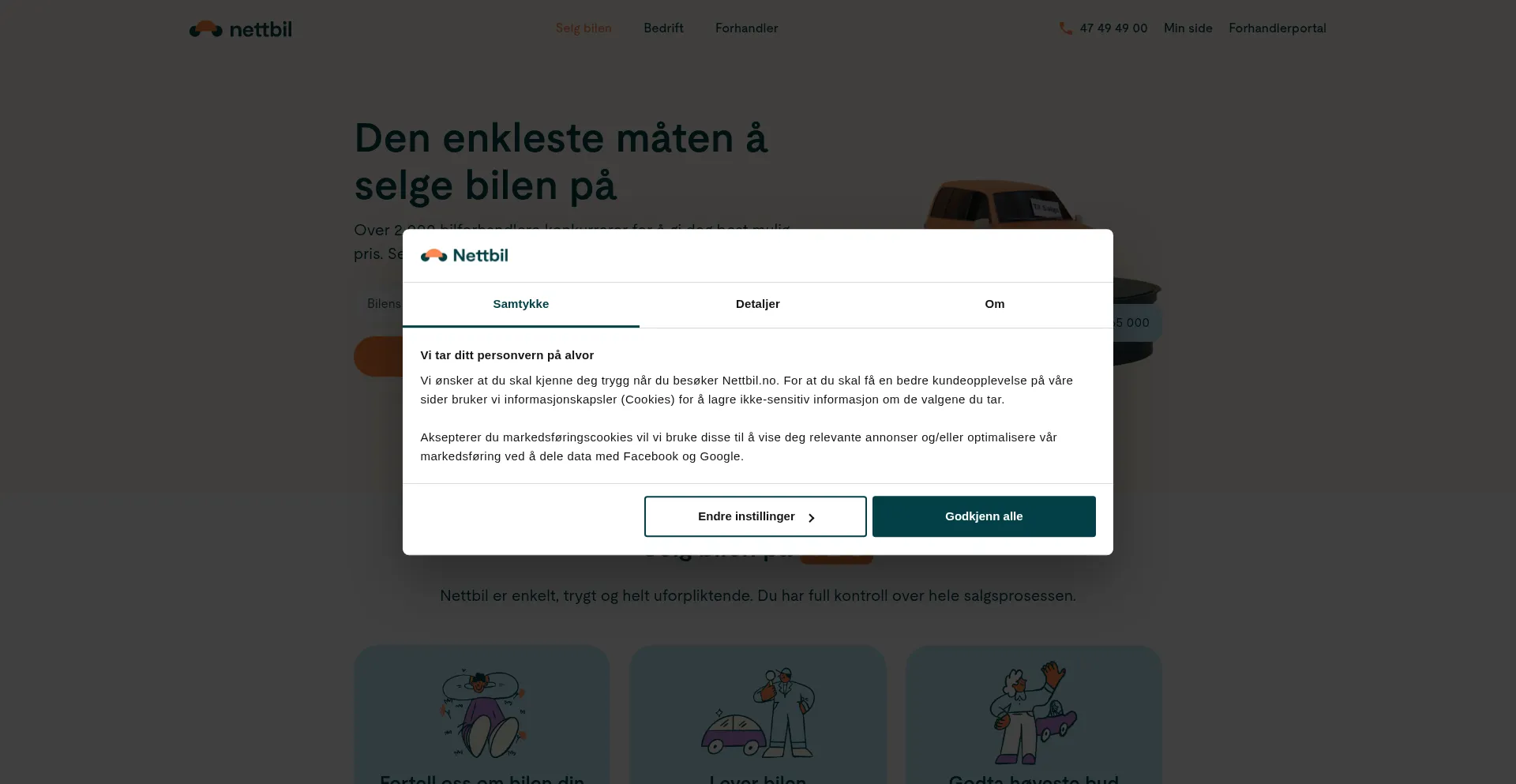 Nettbil.no Screenshot