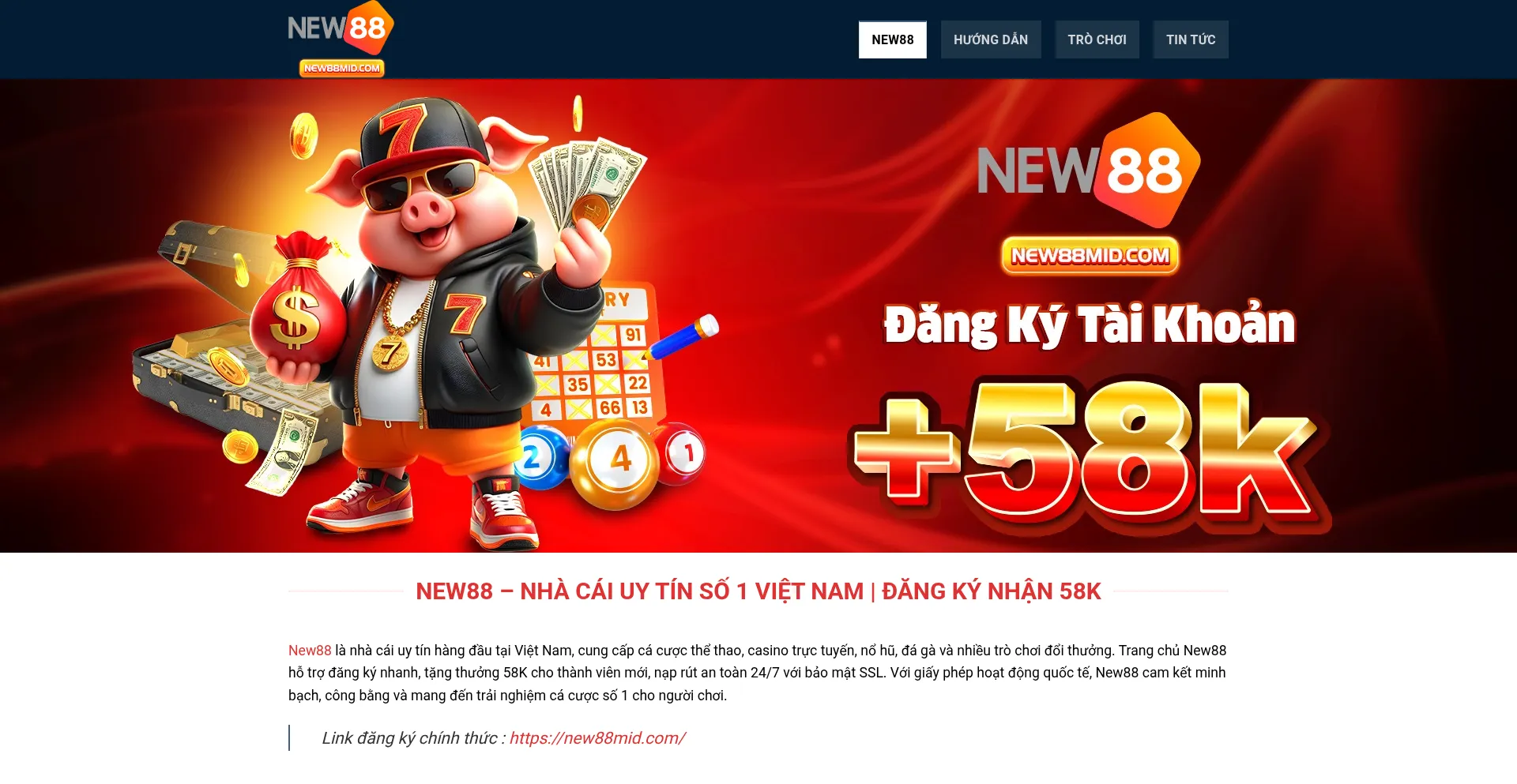 New88mid.com Screenshot