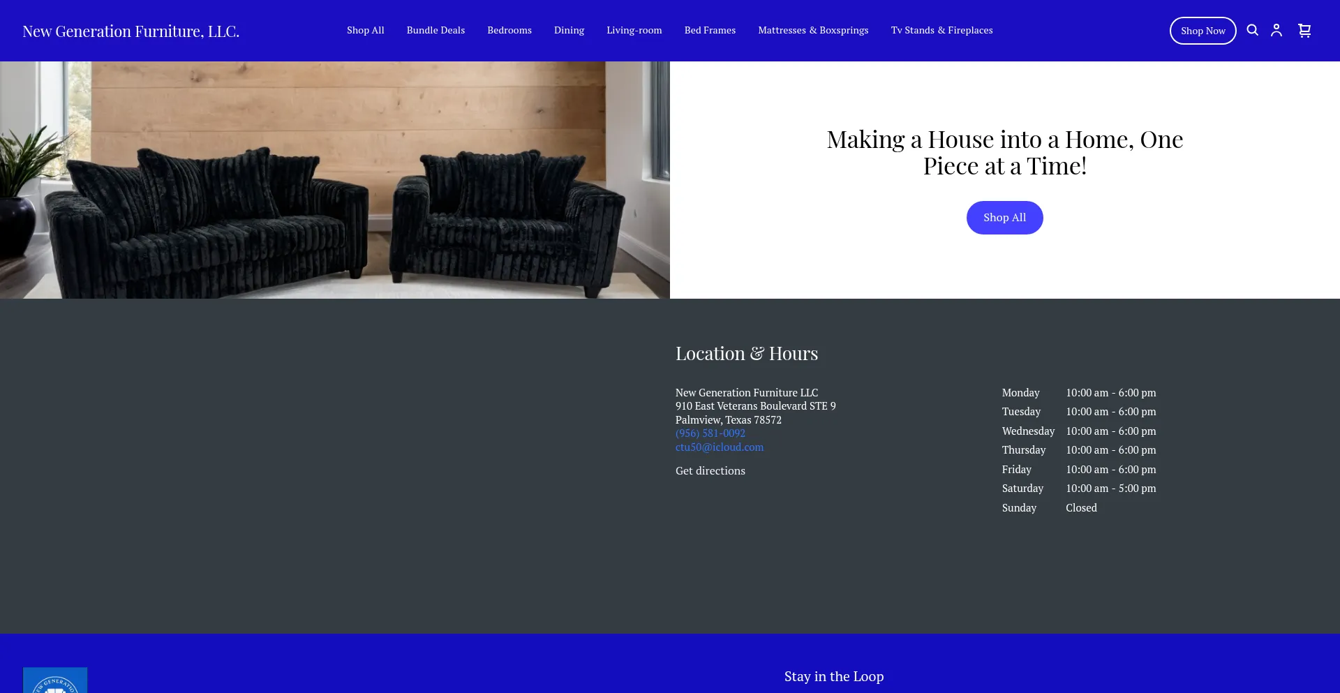 Newgenerationfurniturellc.com Screenshot