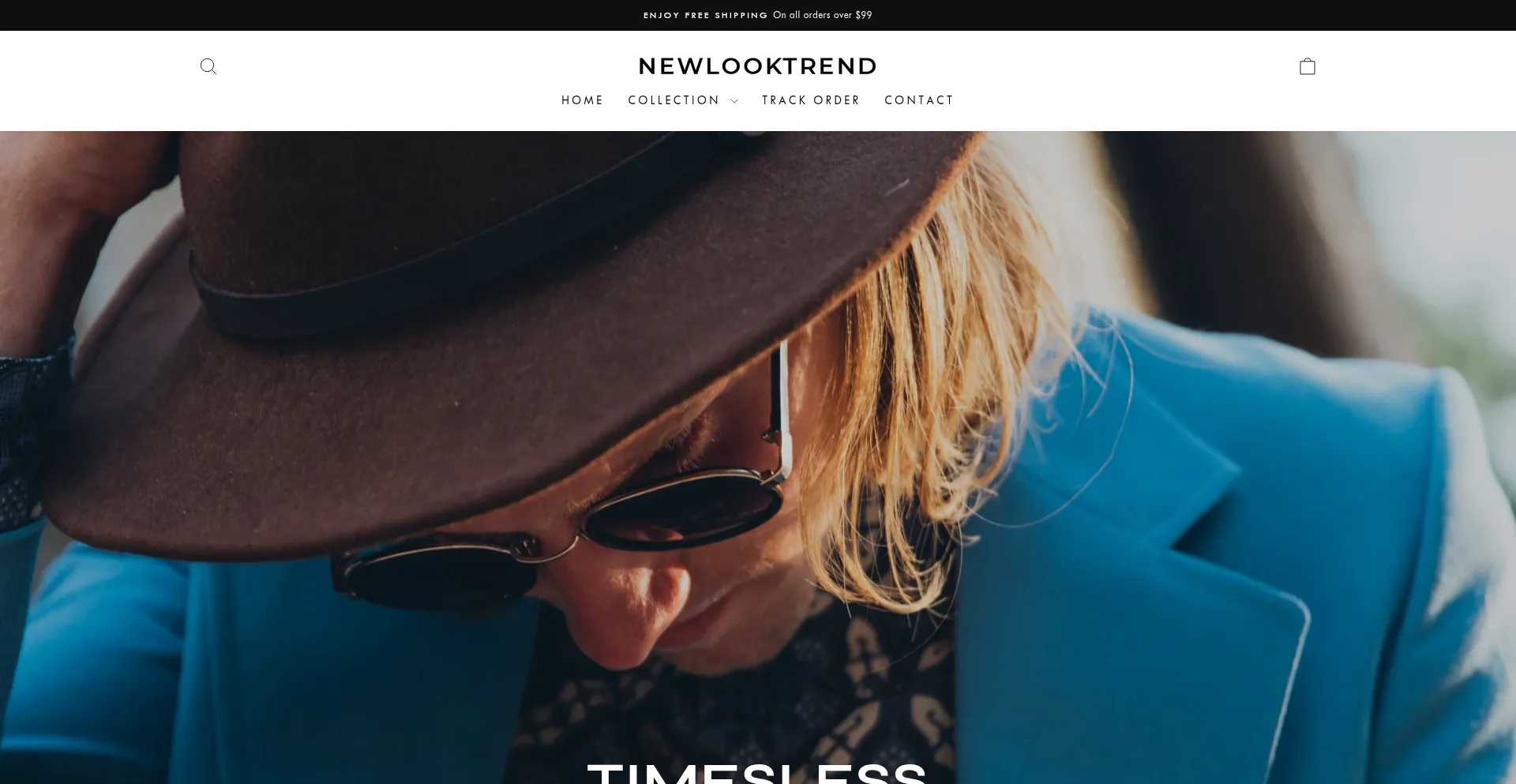 Website screenshot of Newlooktrend.com