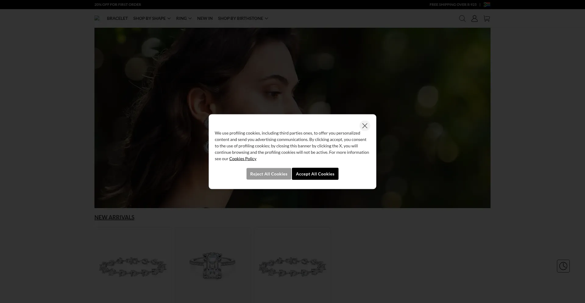 Website screenshot of Newsincount.shop