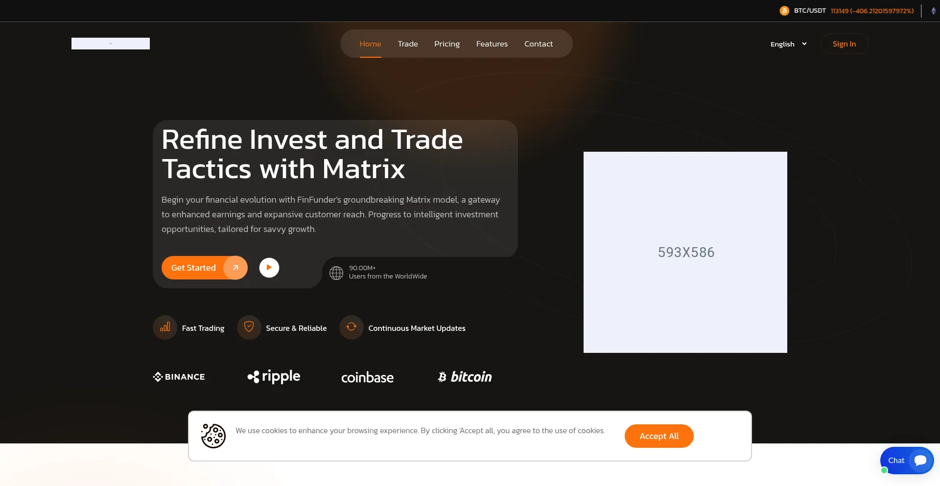 Website screenshot of Nexadexs.com