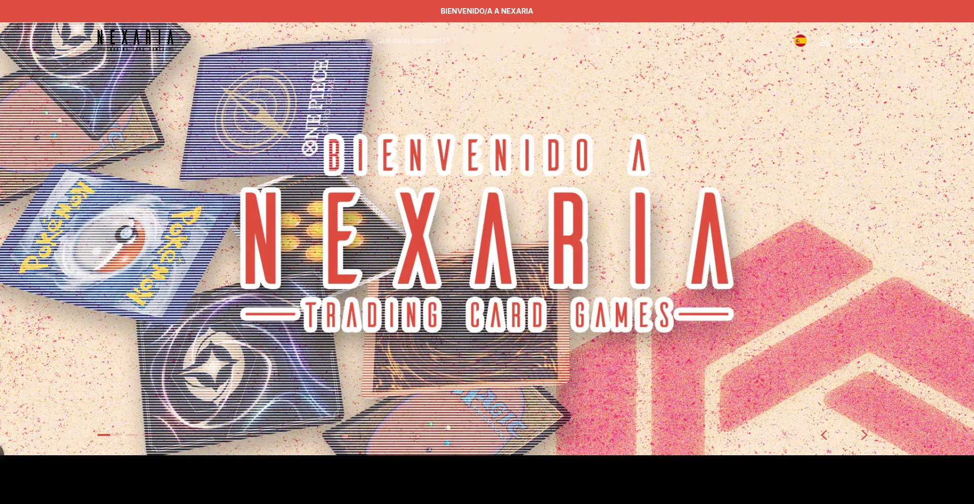 Nexariatcg.com Screenshot