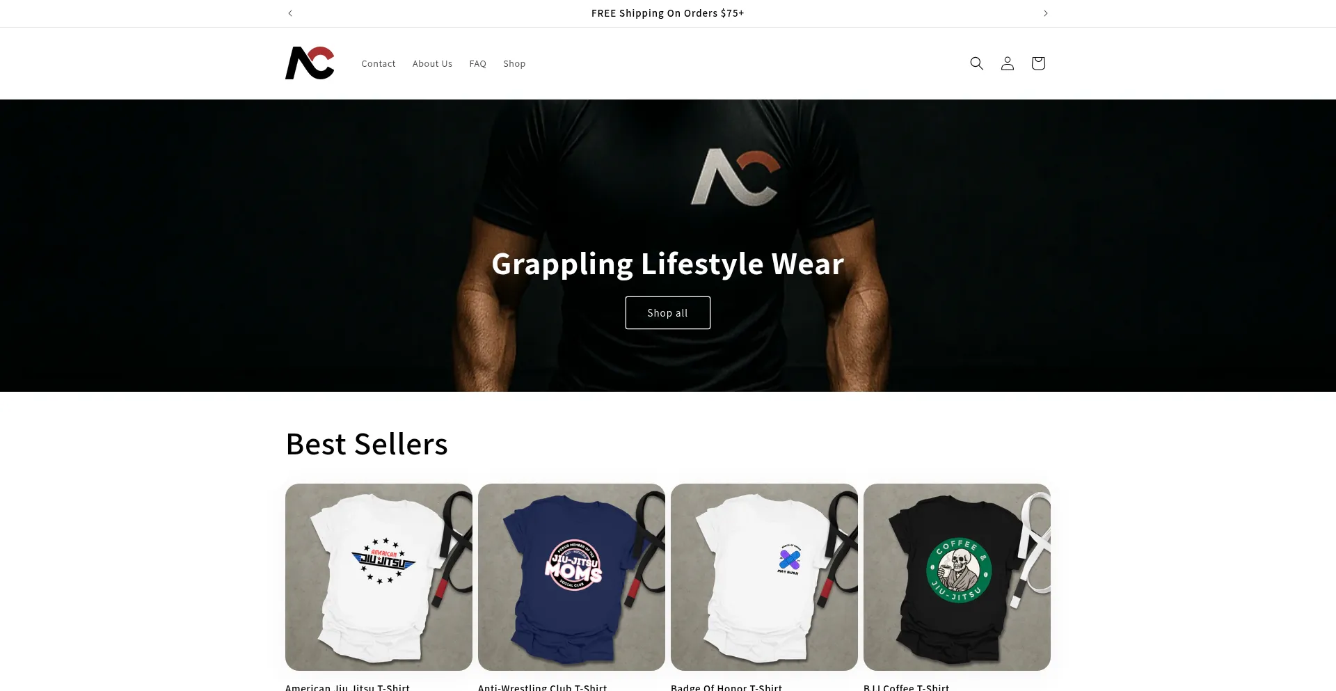 Website screenshot of Nextcamp.store