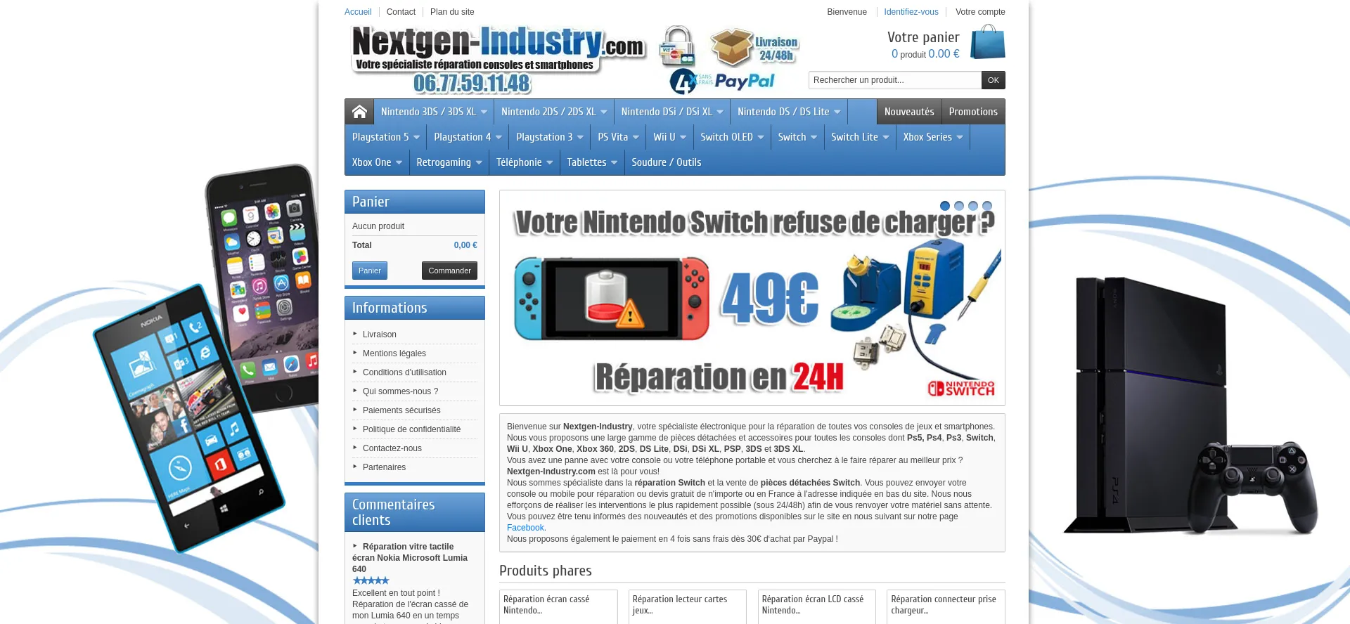 Website screenshot of Nextgen-industry.com
