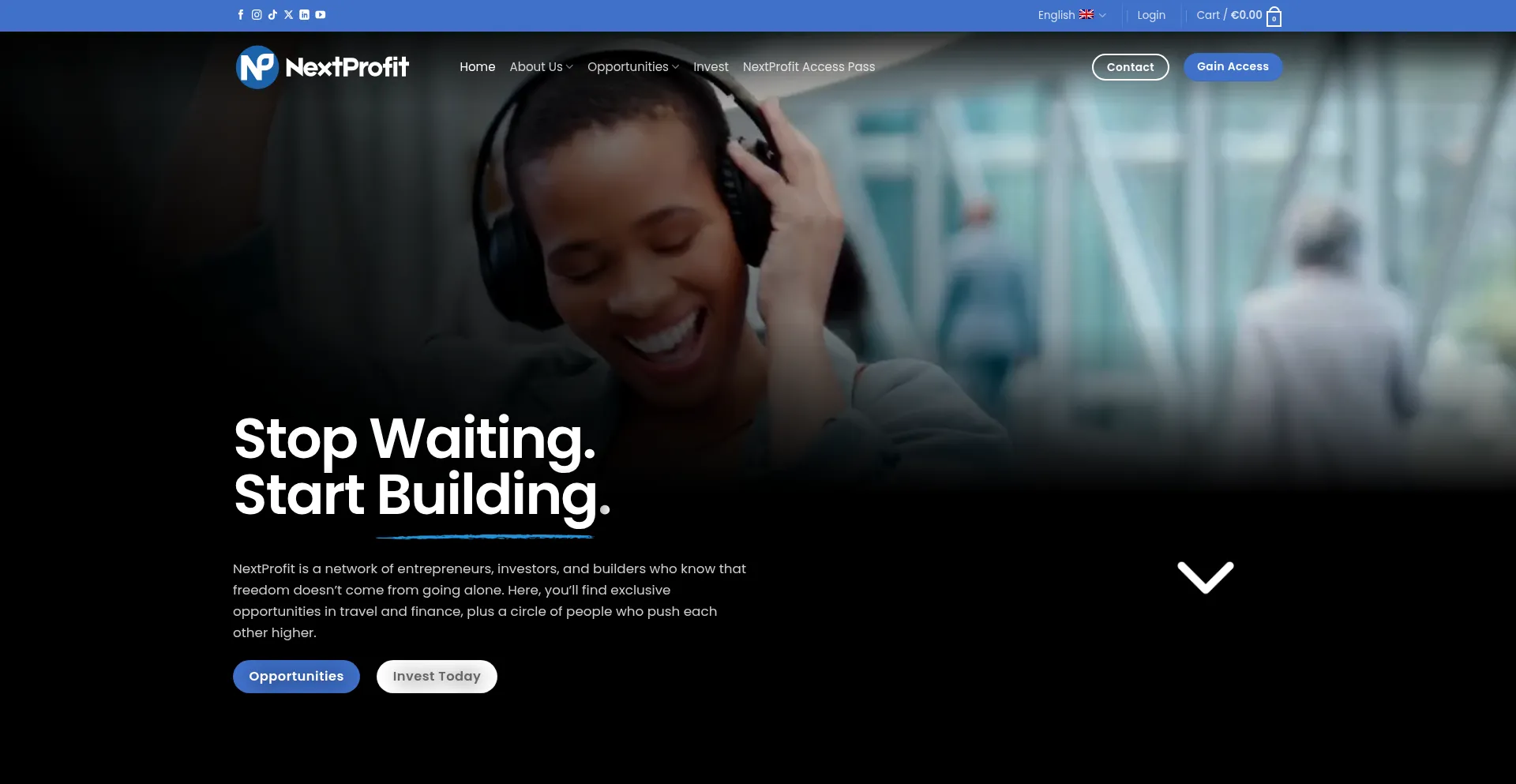 Nextprofit.net Screenshot