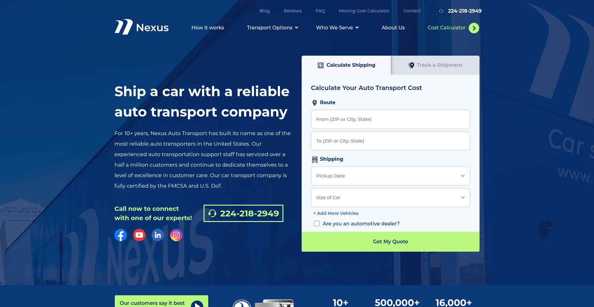 Nexusautotransport.com 安全可靠吗？