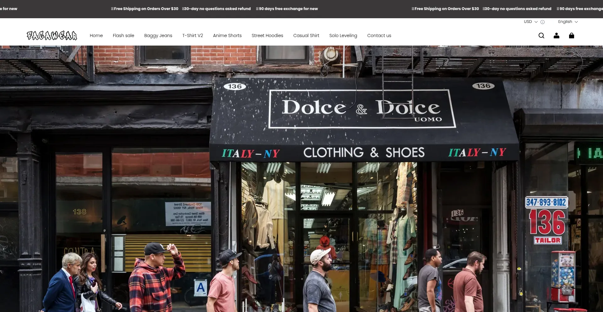 Website screenshot of Nicostore.cc
