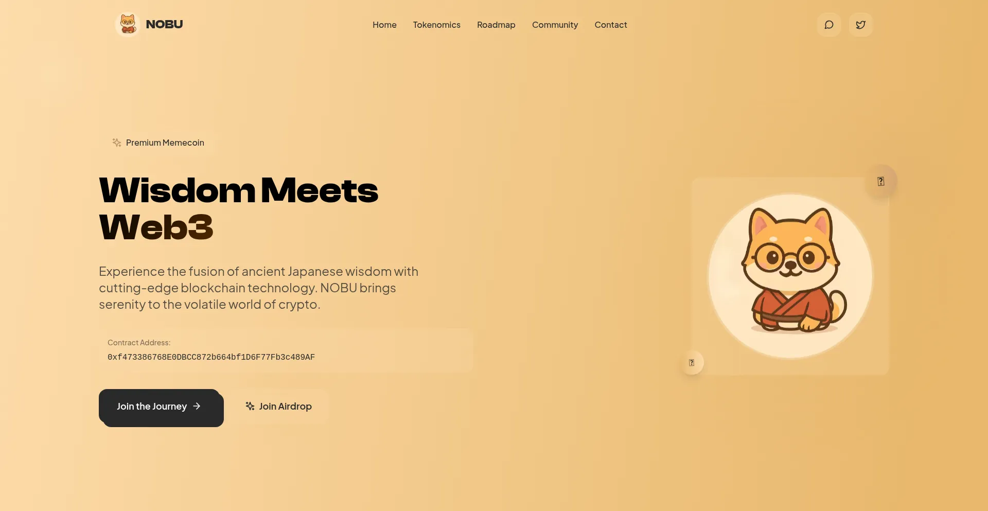 Website screenshot of Nobuonbsc.com