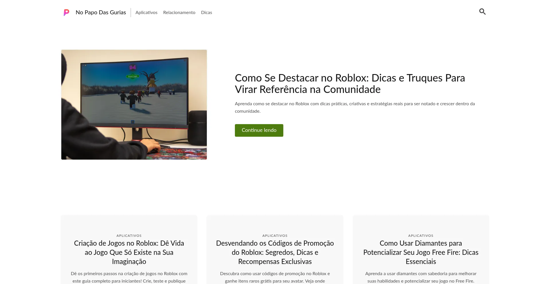 Website screenshot of Nopapodasgurias.com