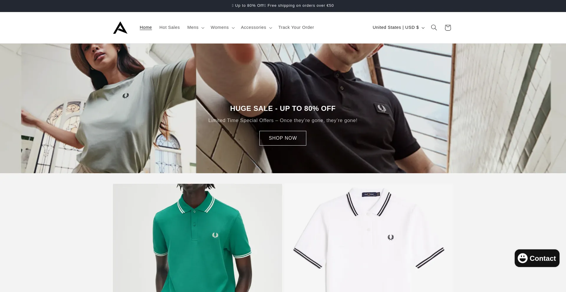 Website screenshot of Nordvora.shop