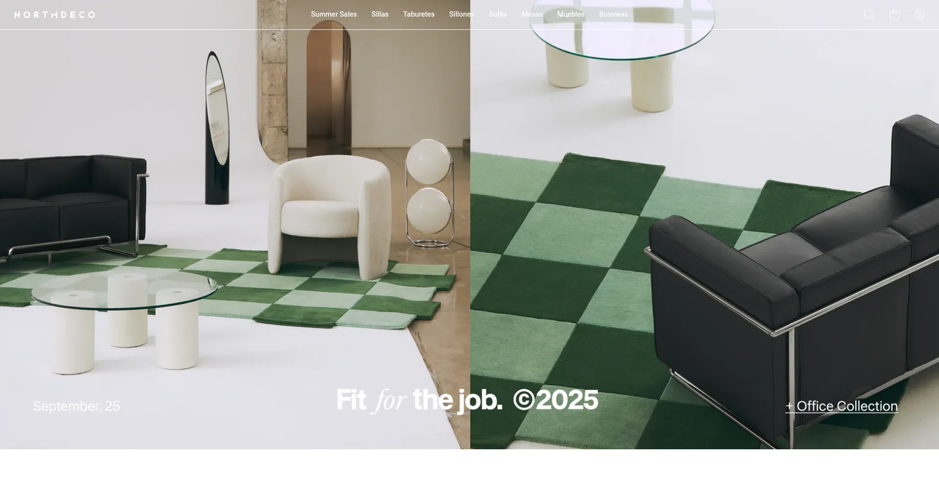 Website screenshot of Northdeco.com