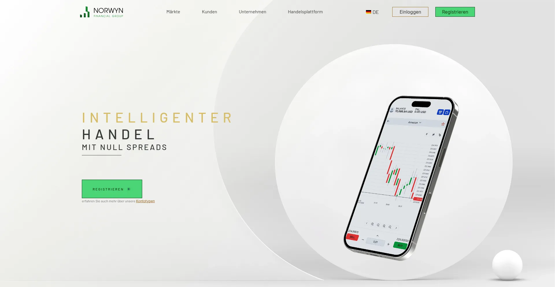 Website screenshot of Norwyn-global.com