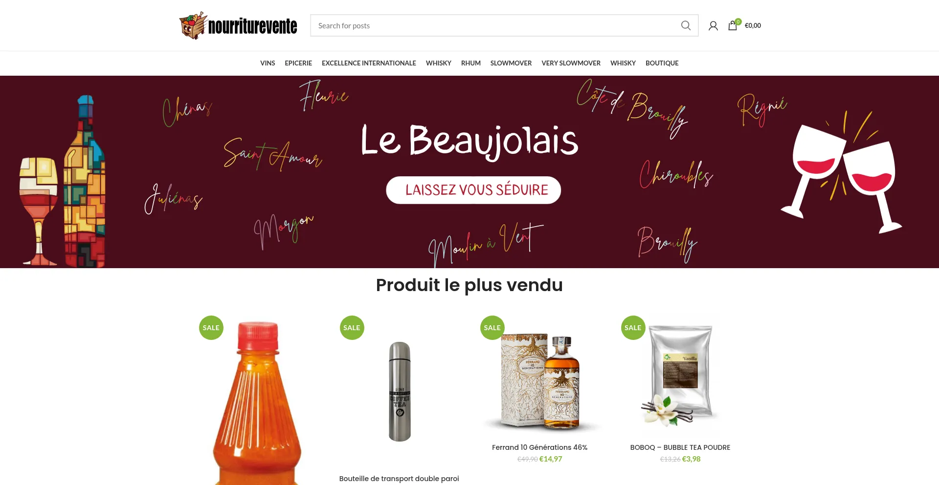 Nourriturevente.com 安全可靠吗？
