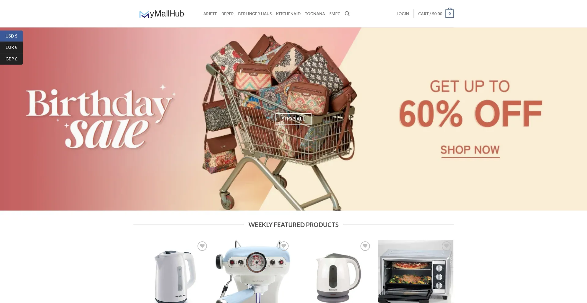 Website screenshot of Novaboutique.shop