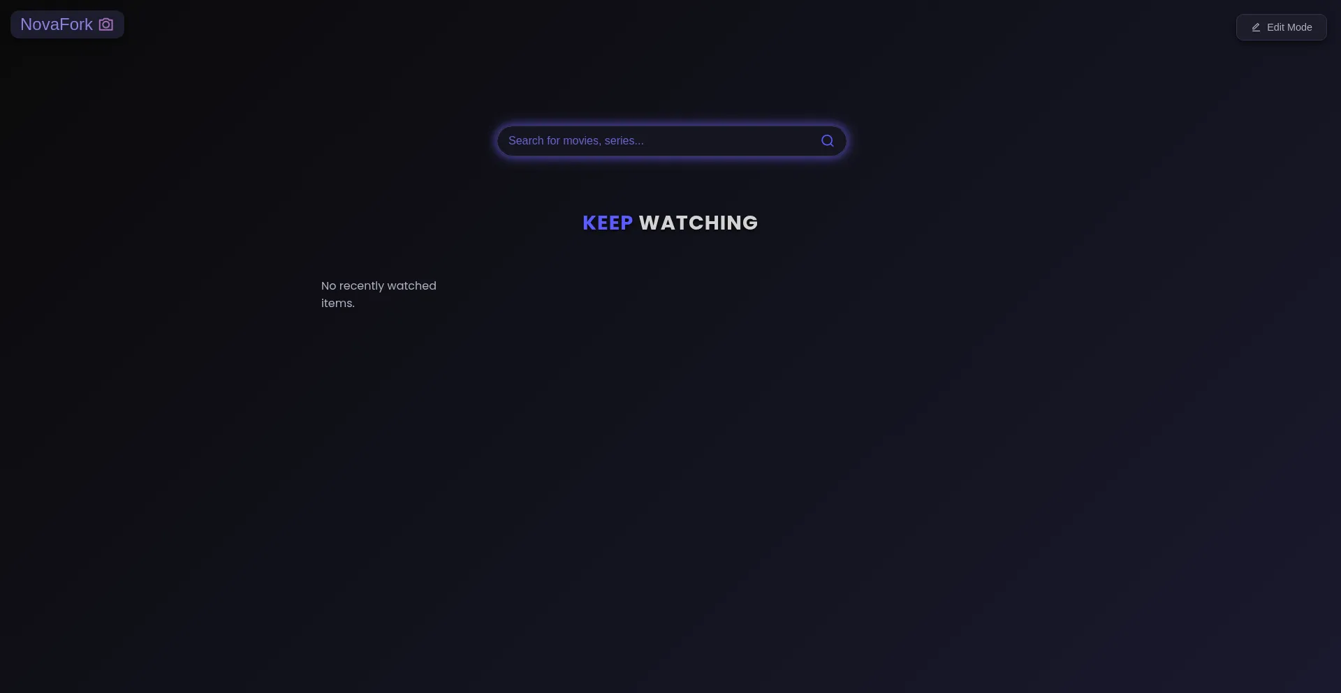 Website screenshot of Novafork.cc